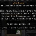 Diablo 2 Resurected - Non-Ladder Softcore - Um Runes