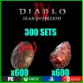 Duriel Bundle x300 [600 x Mucus-Slick Egg + 600 x Shard of Agony][Season 2 Blood] - image