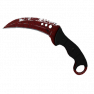 ★ Talon Knife | Crimson Web (Well-Worn) - image